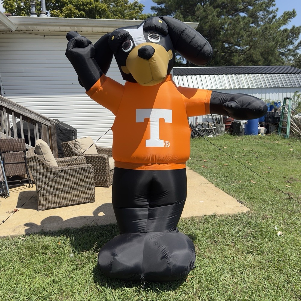 Gemmy Airblown 8ft Tennessee Volunteers Smokey Mascot Inflatable Lighted UT Vols